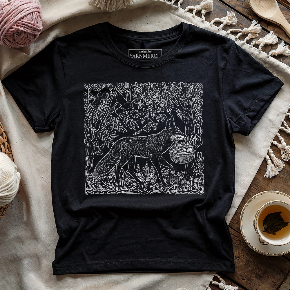 Knitter Fox Retreat T-shirt