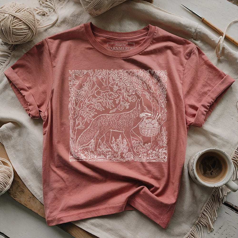 Knitter Fox Retreat T-shirt