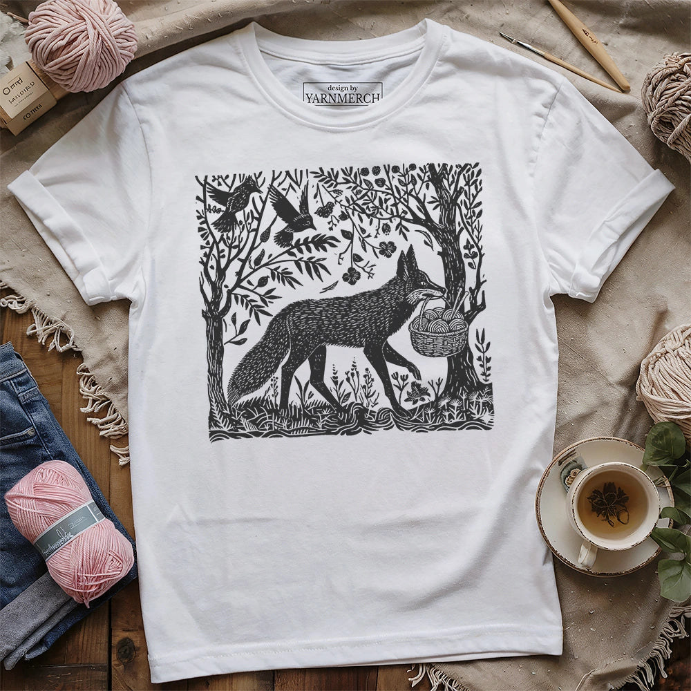 Knitter Fox Retreat T-shirt