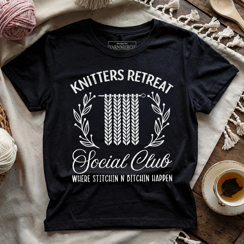Knitters Retreat Social Club T-shirt