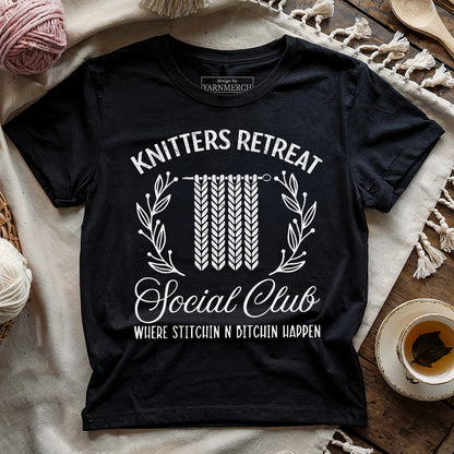 Knitters Retreat Social Club T-shirt