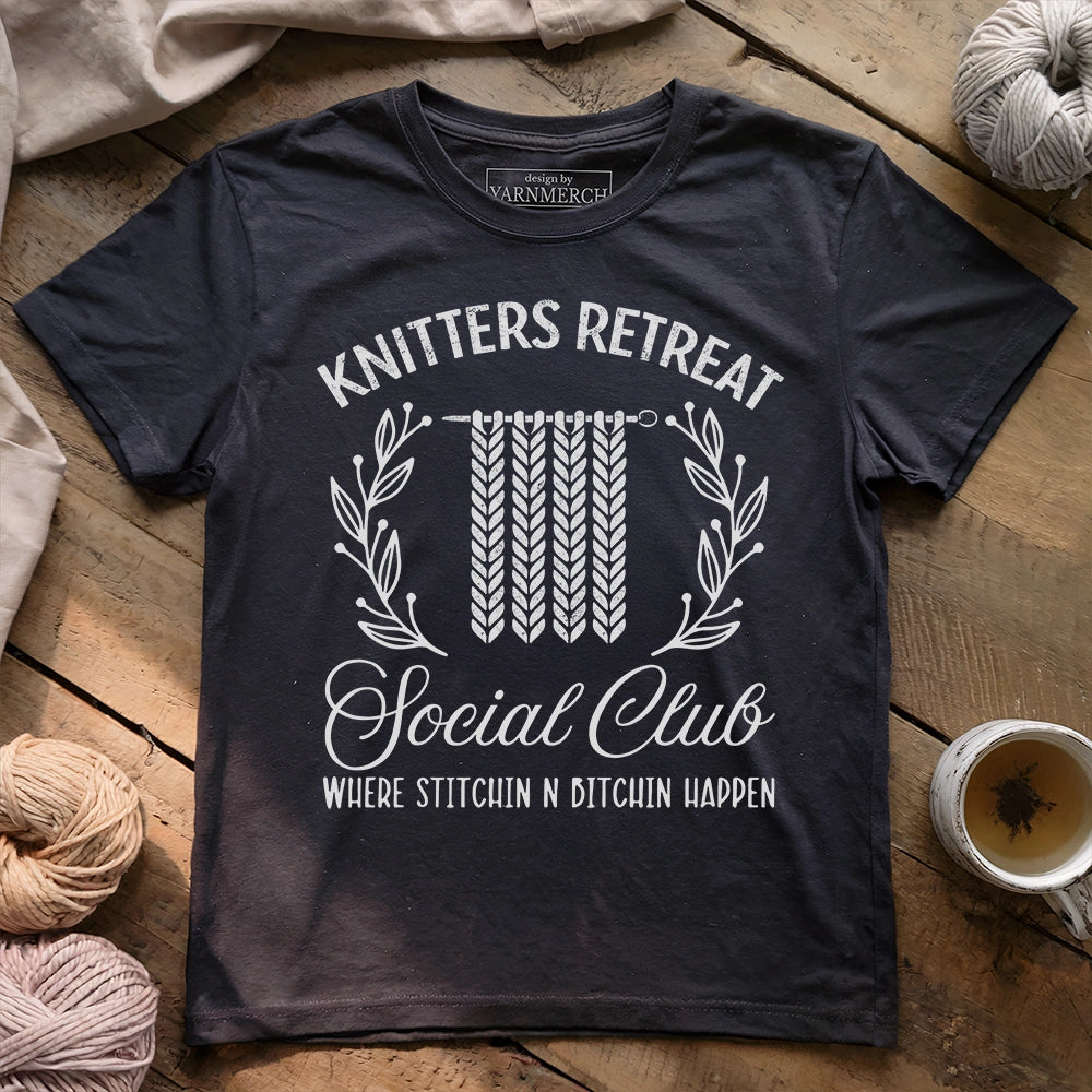 Knitters Retreat Social Club T-shirt