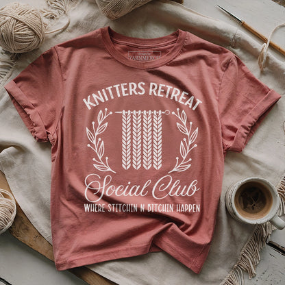 Knitters Retreat Social Club T-shirt
