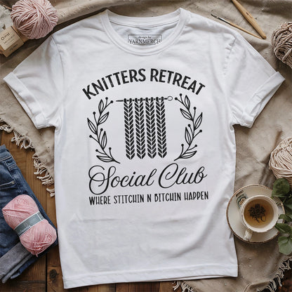Knitters Retreat Social Club T-shirt