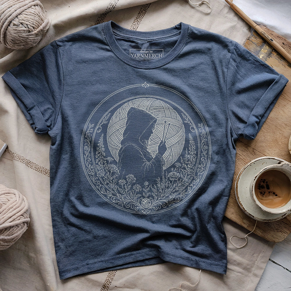 Knitting Moon T-shirt