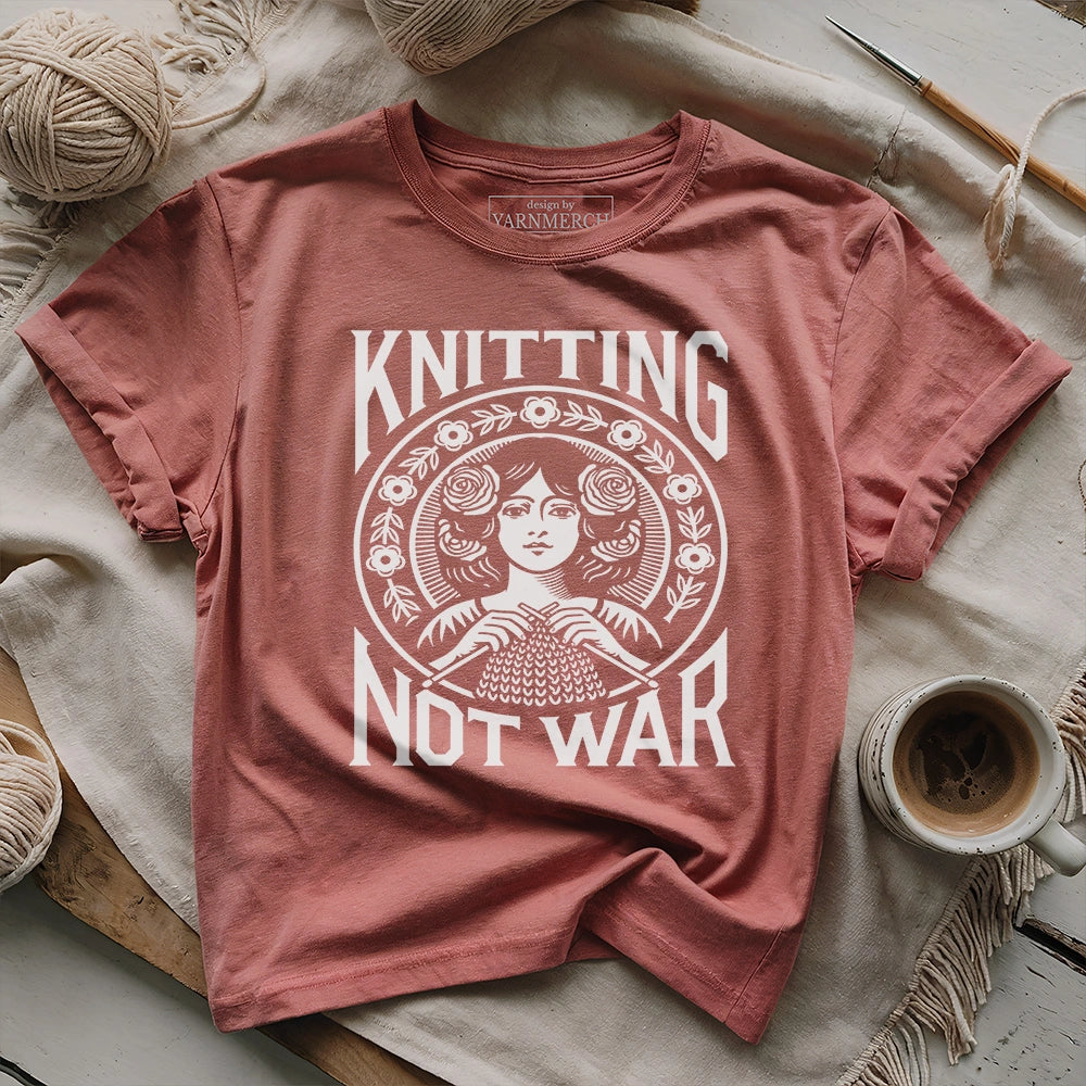 Knitting Not War T-shirt