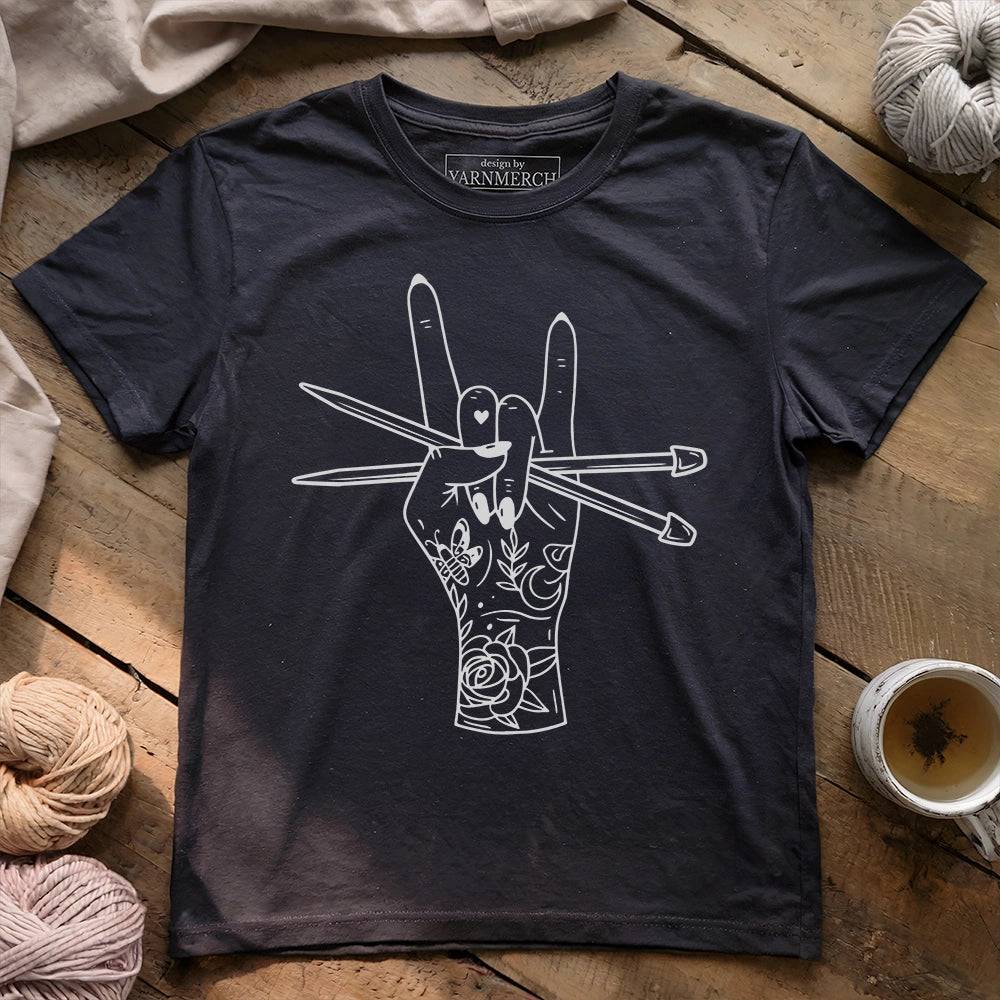 Knitting Rock T-shirt
