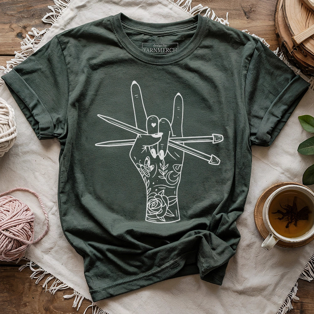Knitting Rock T-shirt