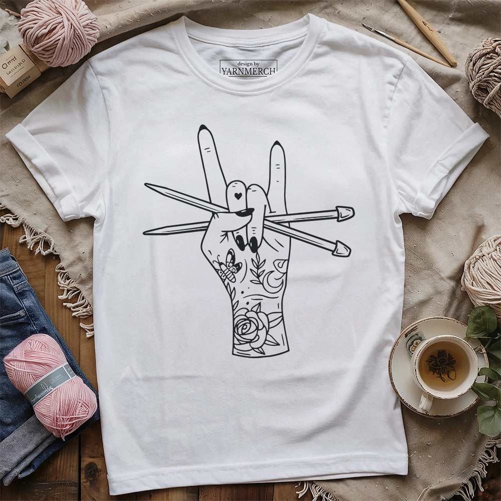 Knitting Rock T-shirt
