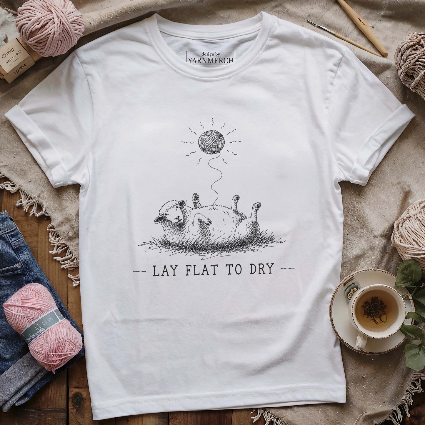Lay Flat To Dry Sheep T-shirt