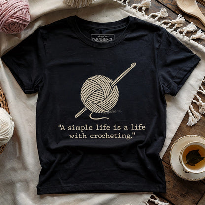 Life with Crocheting T-shirt