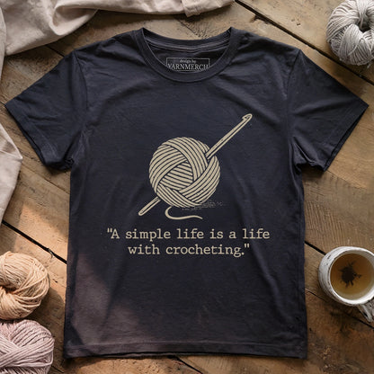 Life with Crocheting T-shirt
