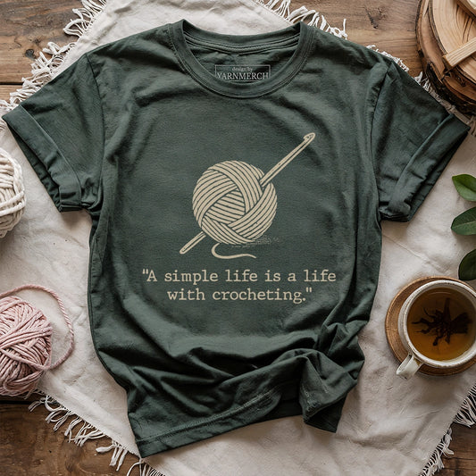 Life with Crocheting T-shirt