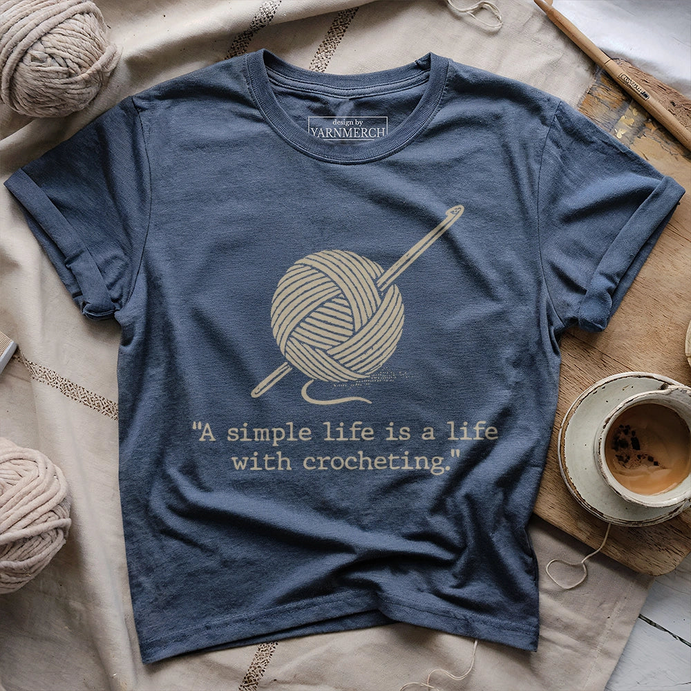 Life with Crocheting T-shirt