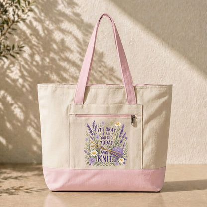 If All You Did Was Knit Tote