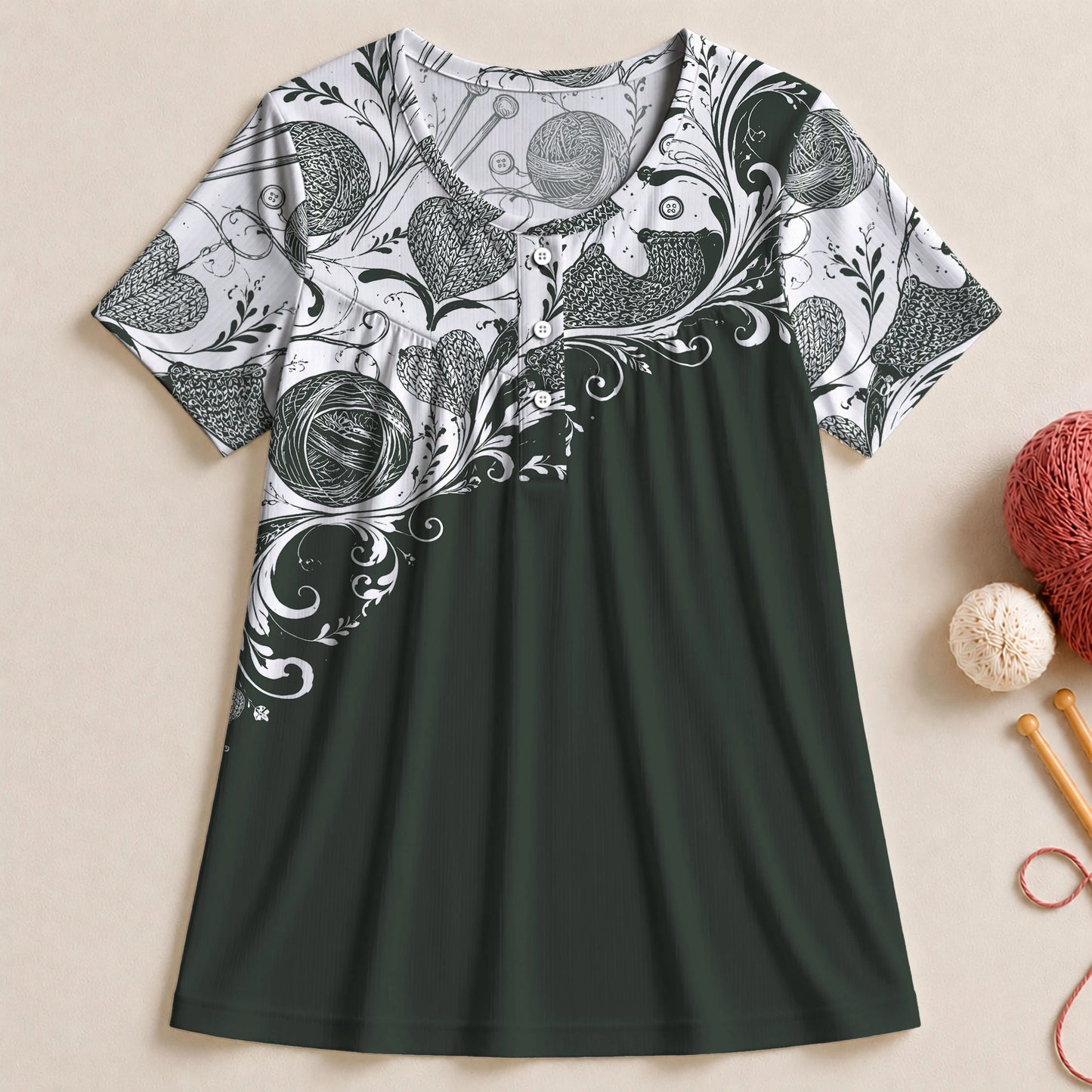 Blue Willow Stitches Blouse