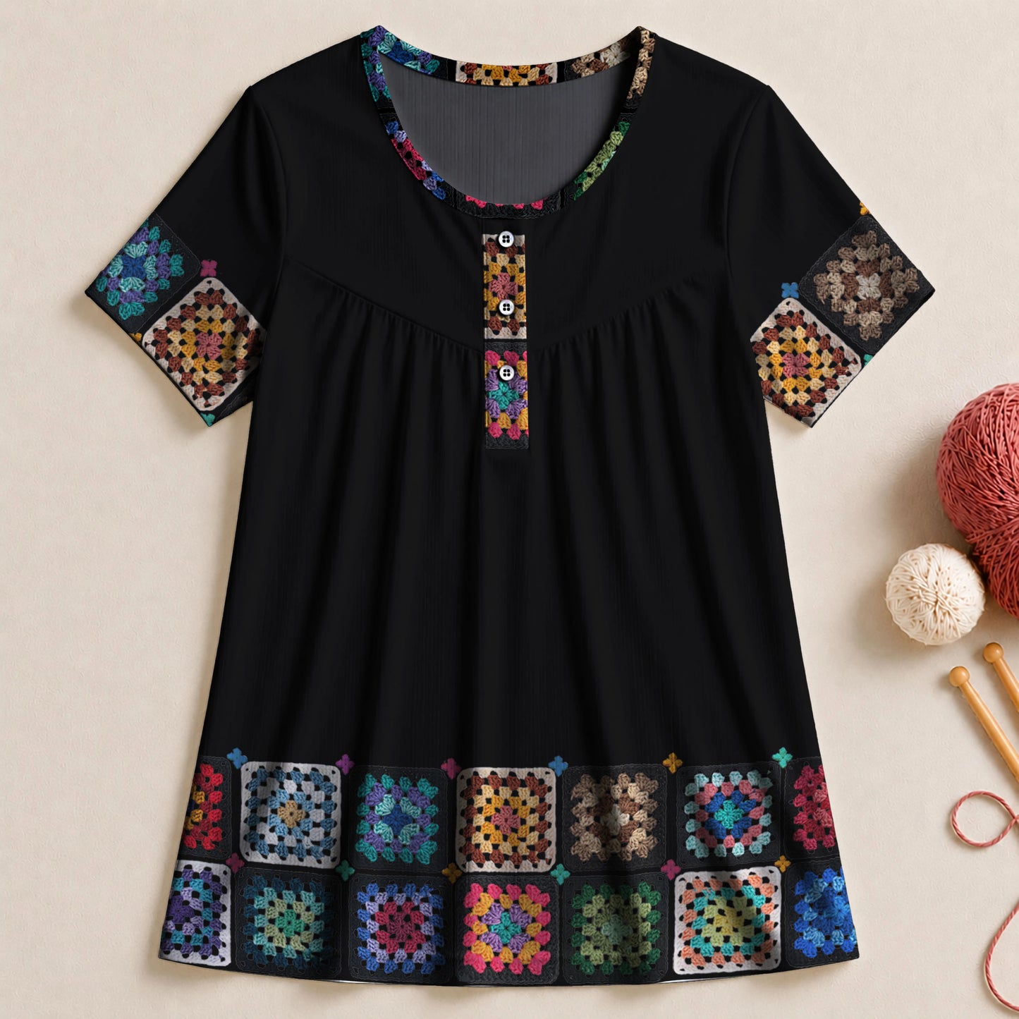 Granny Square Collection Blouse