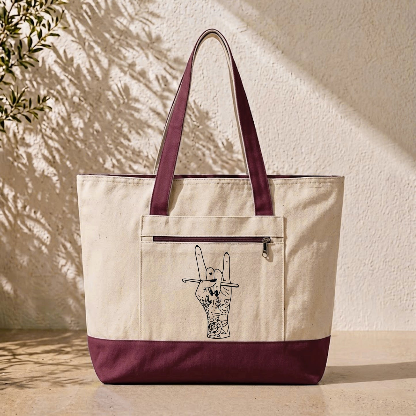 Crocheting Rock Tote