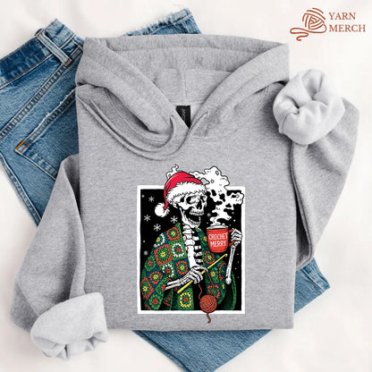 Merry Crochet Hoodie