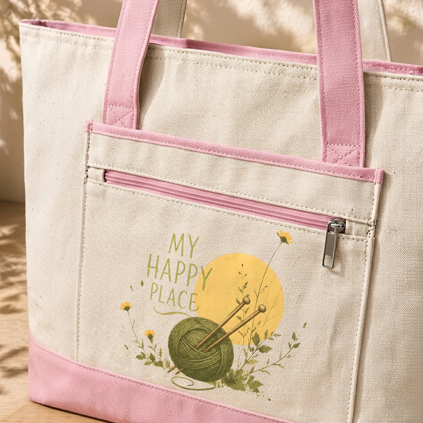 My Happy Place Tote Bag