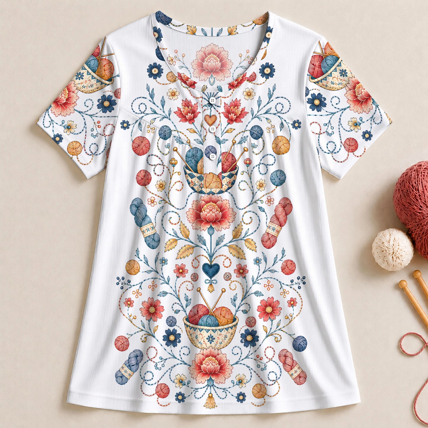 Yarn In Bloom Blouse