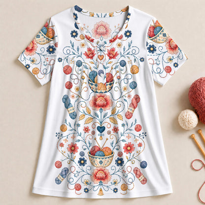 Yarn In Bloom Blouse
