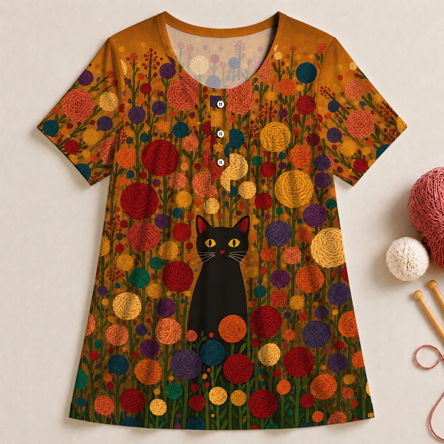 Cat Among the Stitches Blouse