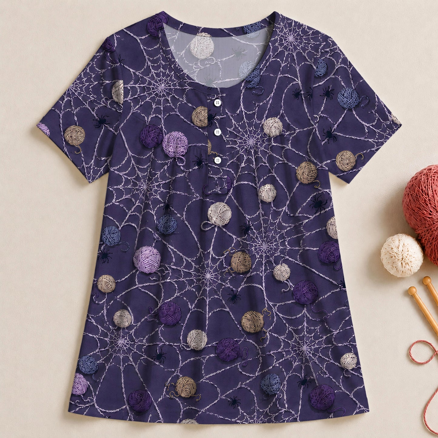 Spooky Stitches Web Blouse