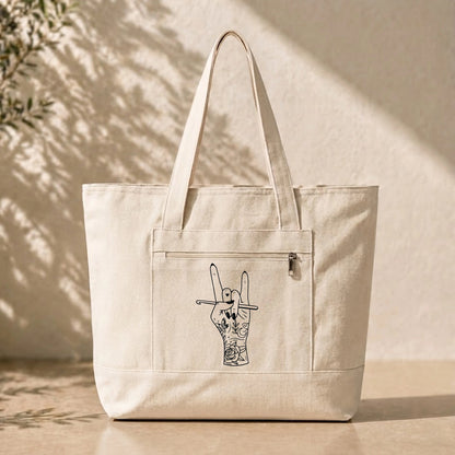 Crocheting Rock Tote