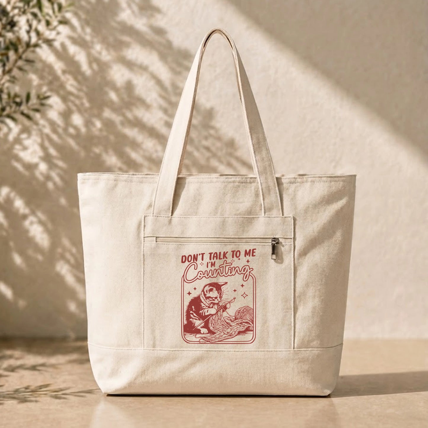 Shh... I'm Counting Tote