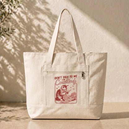 Shh... I'm Counting Tote