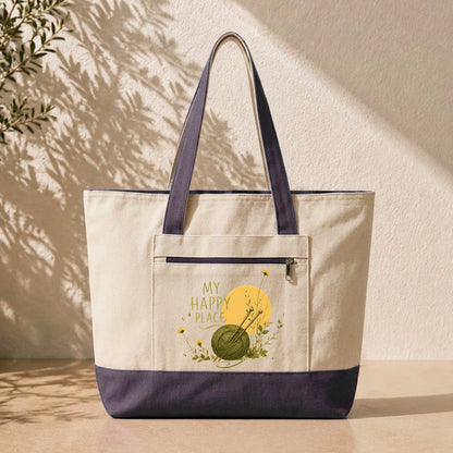 My Happy Place Tote Bag