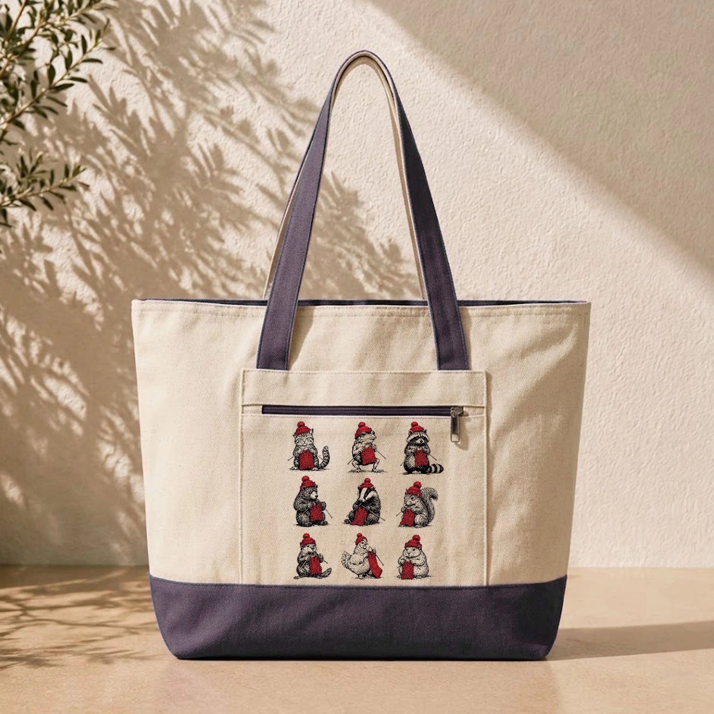 Vintage Knitter Club Tote Bag