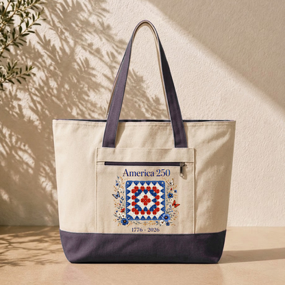 Liberty In Bloom Tote Bag
