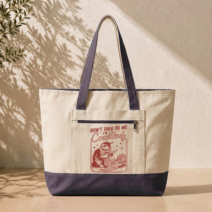 Shh... I'm Counting Tote