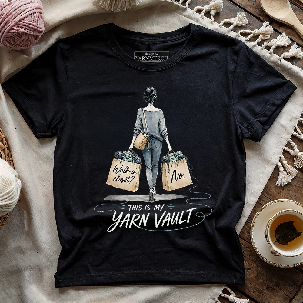 No. This Is My Yarn Vault T-shirt