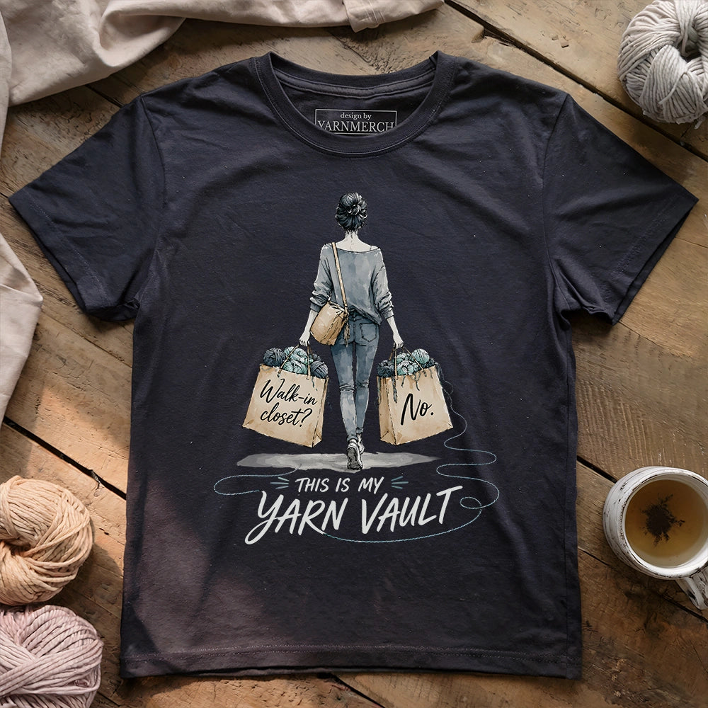 No. This Is My Yarn Vault T-shirt