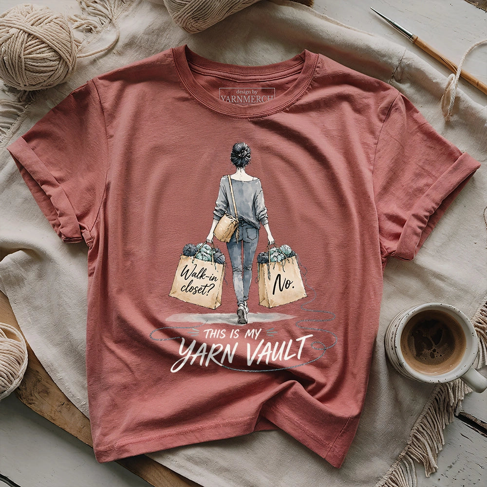 No. This Is My Yarn Vault T-shirt