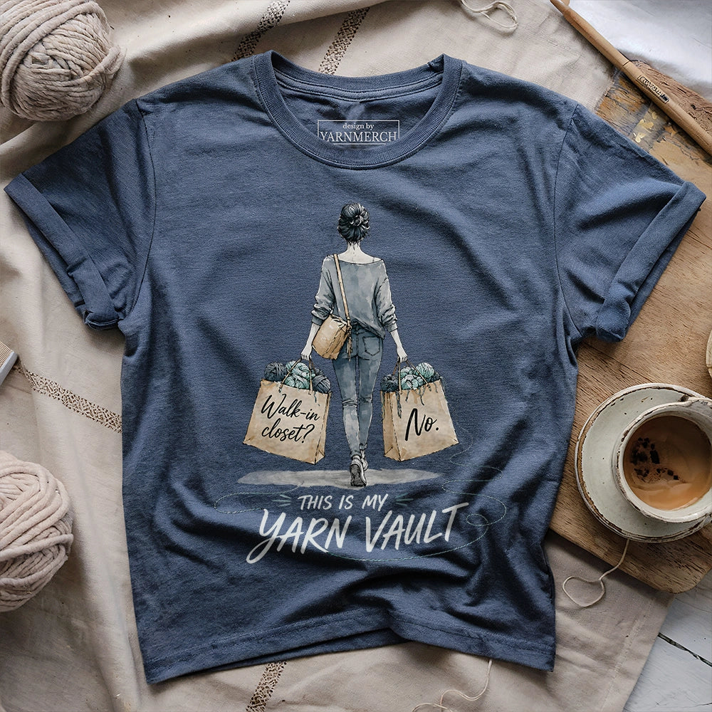No. This Is My Yarn Vault T-shirt