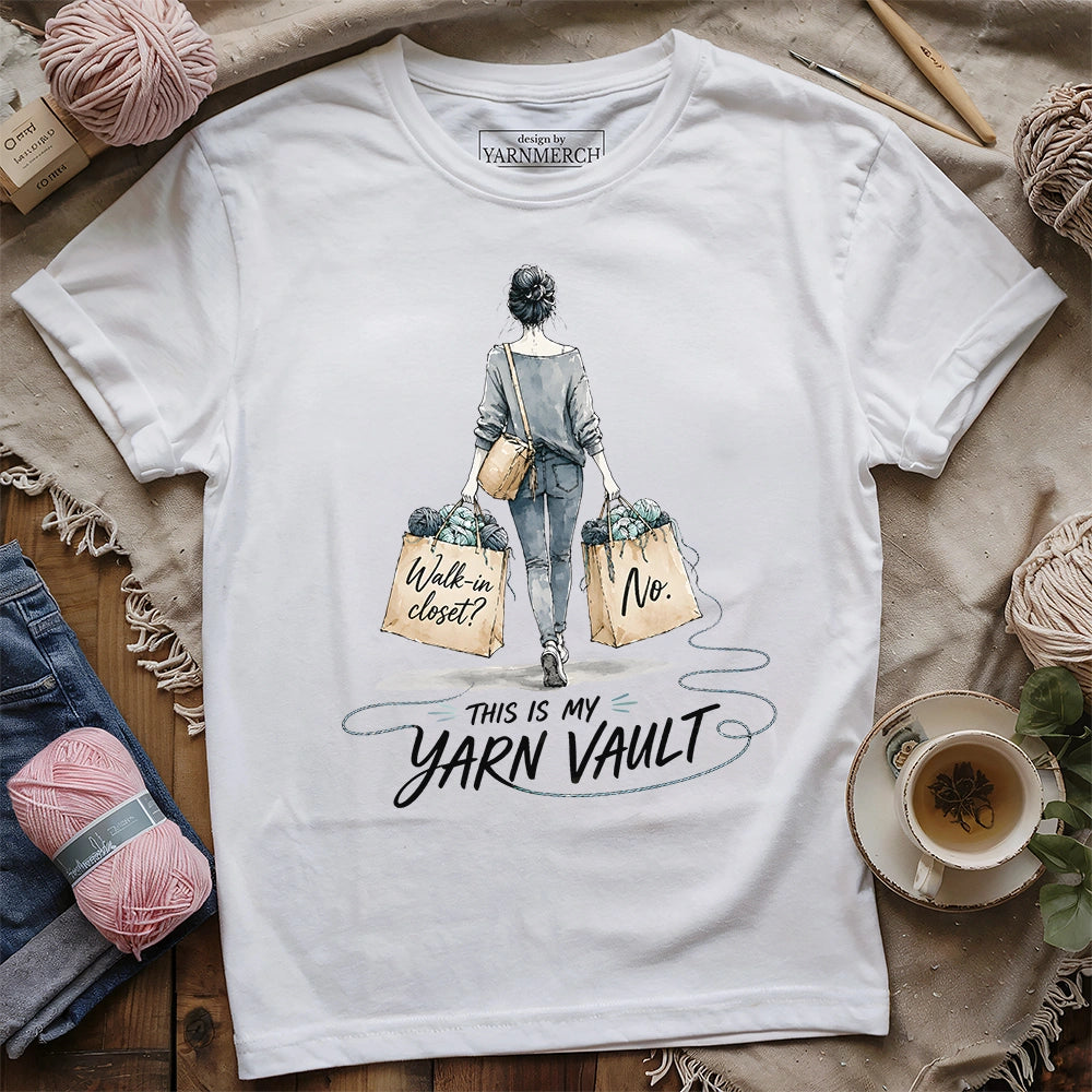 No. This Is My Yarn Vault T-shirt