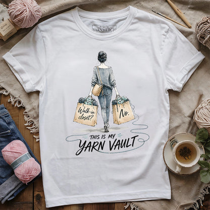 No. This Is My Yarn Vault T-shirt