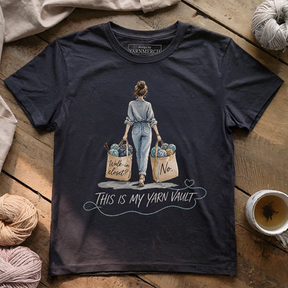 No, Tis My Yarn Vault T-shirt