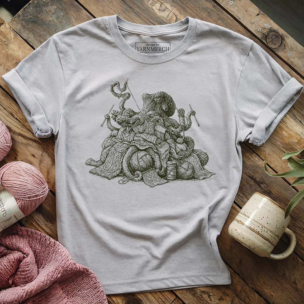Octopus Knitting T-shirt