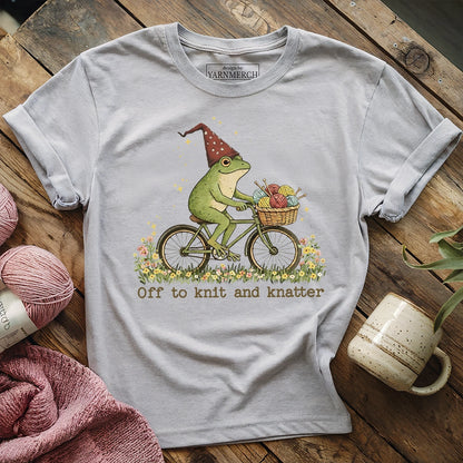Off To Knit And Knatter T-shirt