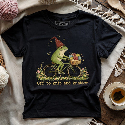 Off To Knit And Knatter T-shirt