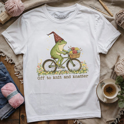 Off To Knit And Knatter T-shirt