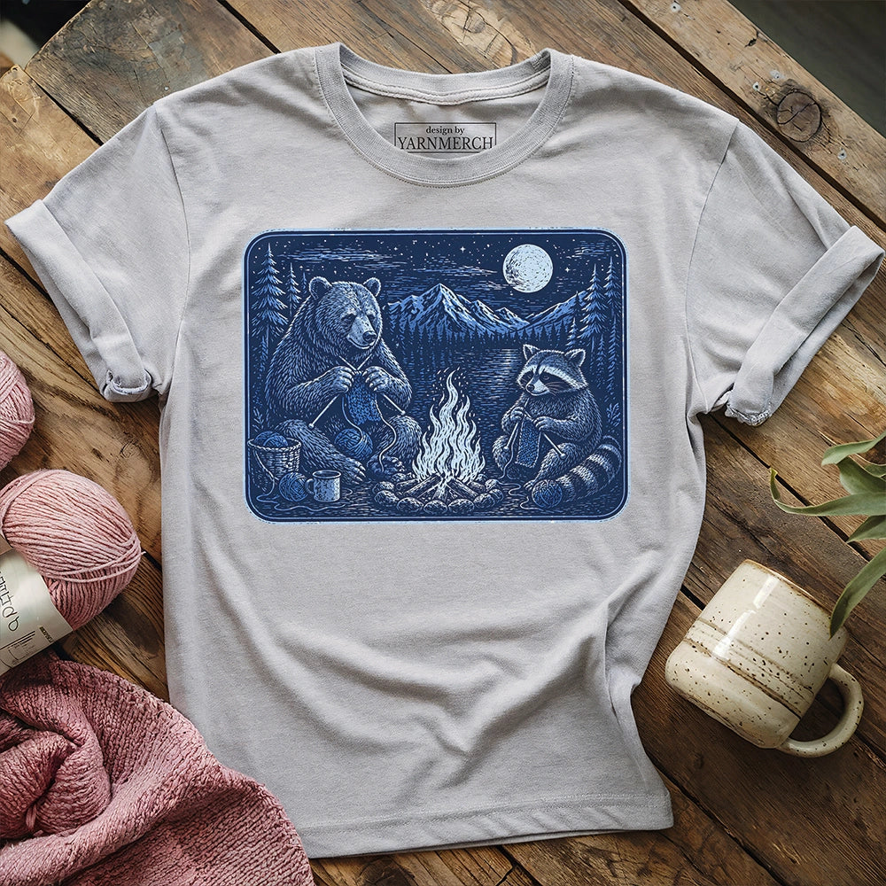 Peace Outdoor Knitting Friends T-shirt
