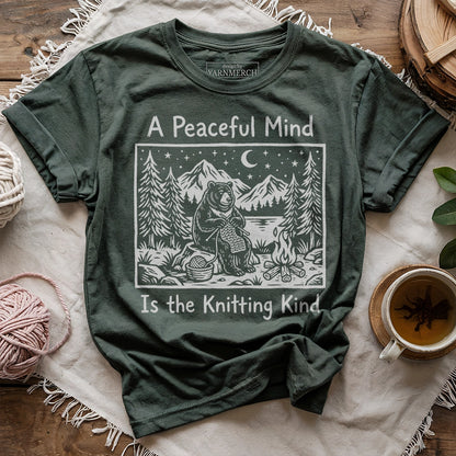 Peaceful Mind Is Knitting Kind T-shirt
