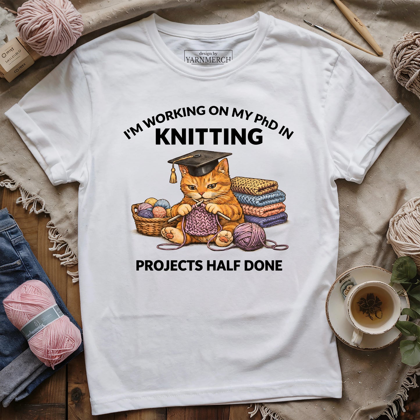 PhD In Knitting T-shirt