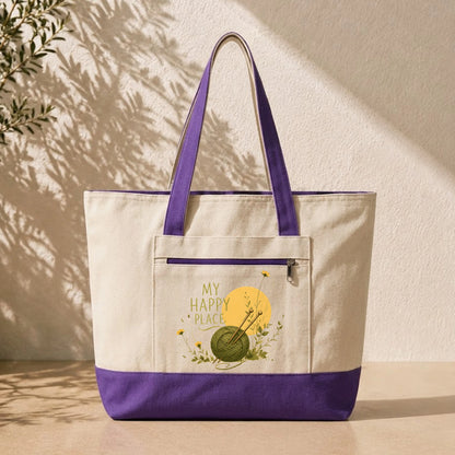 My Happy Place Tote Bag